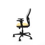 PIQUERAS Y CRESPO Silla de oficina Jorquera Sincro/Traslack Crema y Blanco