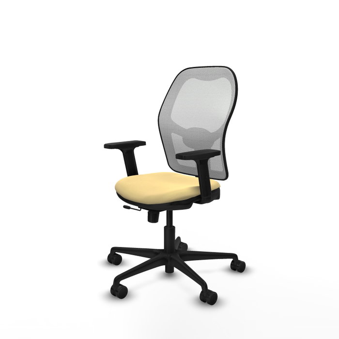 PIQUERAS Y CRESPO Silla de oficina Jorquera Sincro/Traslack Crema y Blanco PIQUERAS Y CRESPO Silla de oficina Jorquera Sincro/Traslack Crema y Blanco