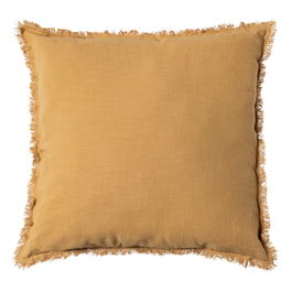 Cojín Mostaza 70% Algodón / 30% Lino 60 X 60 cm