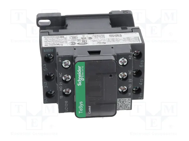 SCHNEIDER ELECTRIC Contactor TeSys D LC1D18R7 3-polar 440VAC