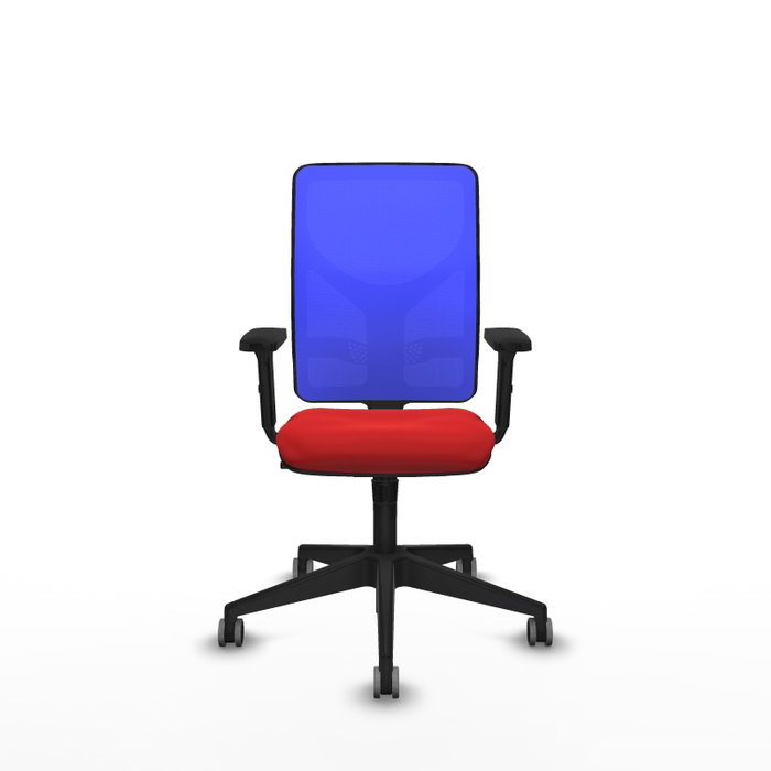 PIQUERAS Y CRESPO Silla de oficina Motilla con mecanismo Sincro, Rojo y Azul PIQUERAS Y CRESPO Silla de oficina Motilla con mecanismo Sincro, Rojo y Azul