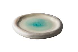 Plato Llano Azul Lagon 25X3H (Set de 2) Plato Llano Azul Lagon 25X3H (Set de 2)