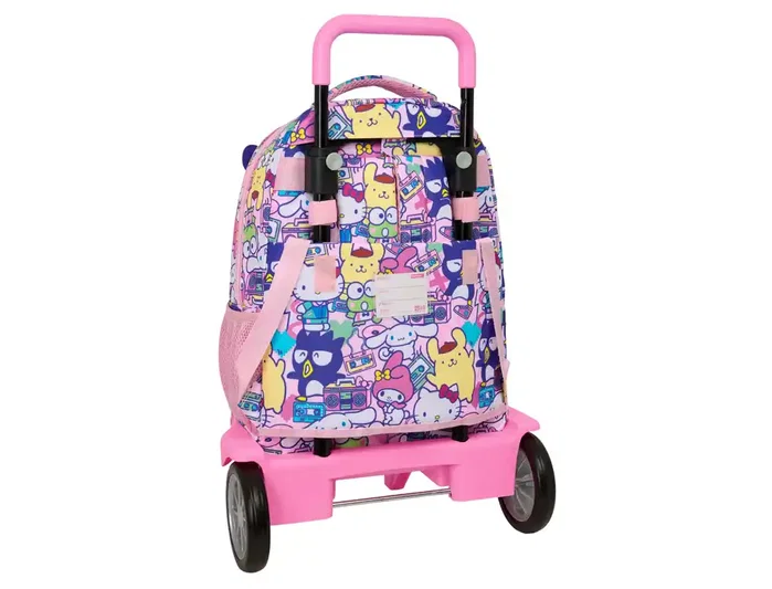 Safta Mochila con Ruedas Extraíble Hello Kitty & Friends 45cm