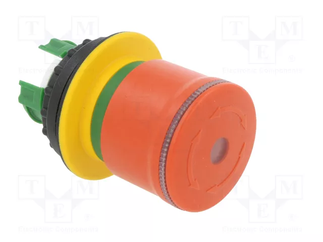 EATON ELECTRIC Interruptor de emergencia M22-LED rojo de 22mm