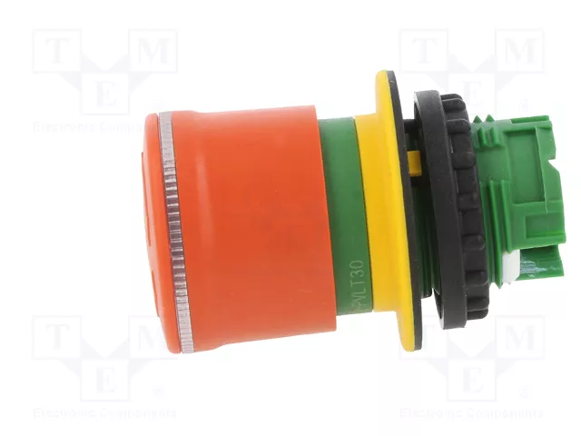 EATON ELECTRIC Interruptor de emergencia M22-LED rojo de 22mm