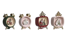 DKD Home Decor Set de 4 Figuras de Resina Surtidas 10x5,5x13 cm