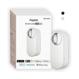 Aqara U200 Lite Cerradura de Puerta Inteligente Bluetooth, Color Blanco, Batería de Ión de Litio 7.4 V