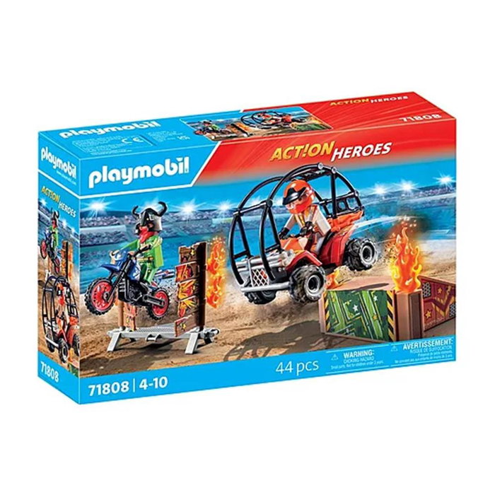 PLAYMOBIL Stunt Show 71808 con Quad y Moto