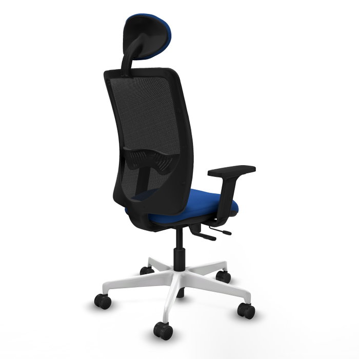 PIQUERAS Y CRESPO Silla de oficina Zulema Azul y Negro con mecanismo Sincro/Traslack PIQUERAS Y CRESPO Silla de oficina Zulema Azul y Negro con mecanismo Sincro/Traslack