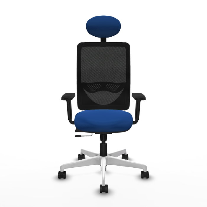 PIQUERAS Y CRESPO Silla de oficina Zulema Azul y Negro con mecanismo Sincro/Traslack PIQUERAS Y CRESPO Silla de oficina Zulema Azul y Negro con mecanismo Sincro/Traslack