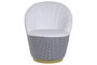 DKD Home Decor Butaca Sixties Blanco Dorado Pata de Gallo 66 x 85 x 69 cm