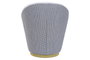 DKD Home Decor Butaca Sixties Blanco Dorado Pata de Gallo 66 x 85 x 69 cm