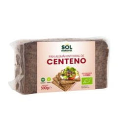SOLNATURAL Pan de Centeno Integral Alemán 500Gr