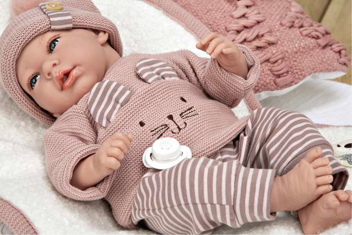 Muñecas Arias Muñeca Elegance Andie con Mantita 40 cm Cuerpo Blando Muñecas Arias Muñeca Elegance Andie con Mantita 40 cm Cuerpo Blando