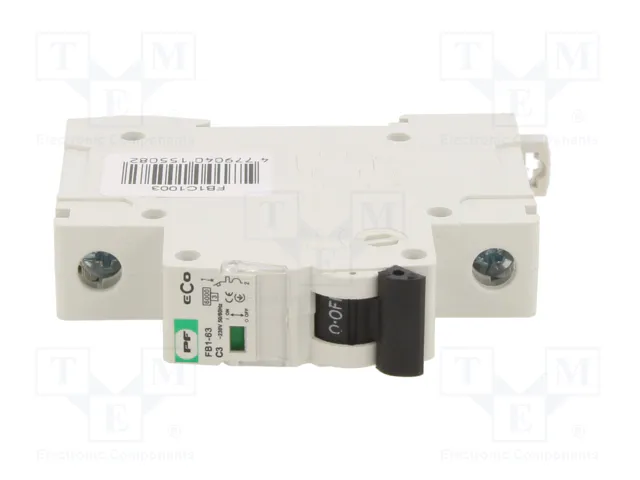 Promfactor Baltic Interruptor magnetotérmico ECO 3A 1 Polo C Promfactor Baltic Interruptor magnetotérmico ECO 3A 1 Polo C