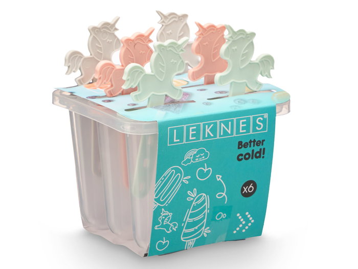 Leknes Polera Infantil 6 Unidades Surtidos Amarillo Transparente Azul Rosa Transparente Marron Negro 12.5 x 14 x 12 cm (Set de 36)