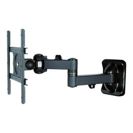 ROLINE 17.03.1169 Soport TV pared 5 brazos articulados LCD pantalla plana 25 kg 75x75 mm 200x200 mm Negro