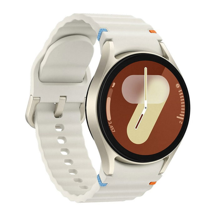 Samsung Galaxy Watch 7 L300 EU - Reloj Inteligente 40mm WiFi GPS Wear OS, Aluminio Cream, Pantalla AMOLED 1.3", IP68, Monitor Cardíaco, NFC, Batería 300mAh