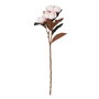 Flor Magnolia Rosa Goma Decoración 73 cm (Set de 5)