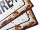DKD Home Decor Decoración de Pared Metal 30x1x30 para Baño, Surtido de 2