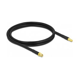 DeLOCK Cable de antena coaxial RP-SMA macho a RP-SMA hembra LMR300 1 m