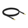DeLOCK Cable de antena coaxial RP-SMA macho a RP-SMA hembra LMR300 1 m