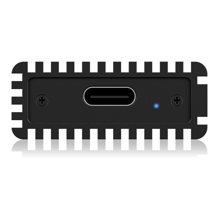 ICY BOX IB-1816M-C31 Caja Externa para SSD M.2 NVMe USB-C 3.1 Aluminio Negro