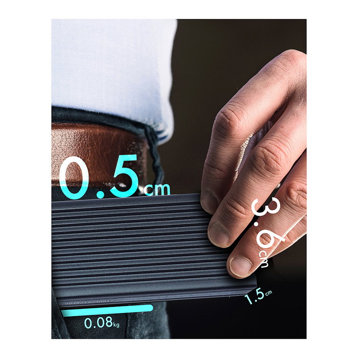 ICY BOX IB-1816M-C31 Caja Externa para SSD M.2 NVMe USB-C 3.1 Aluminio Negro