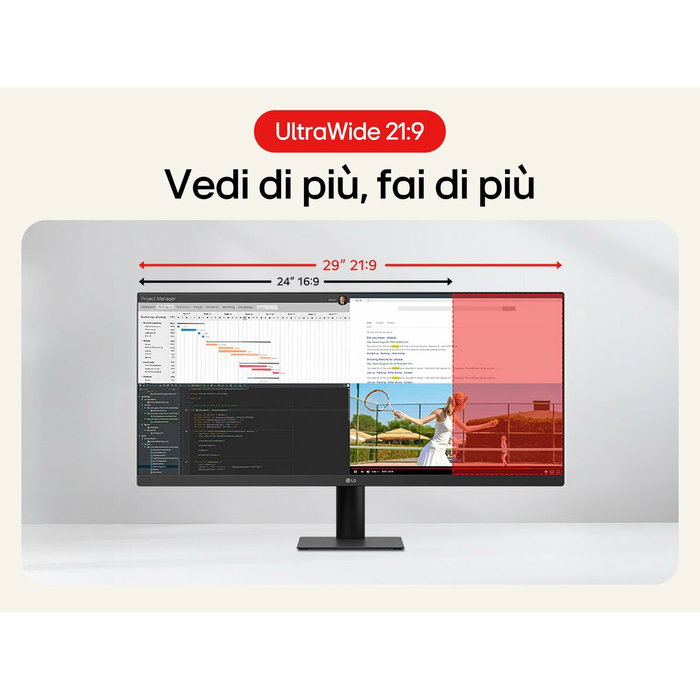 LG 29U511A-B Monitor UltraWide 29 pulgadas IPS WFHD 100Hz