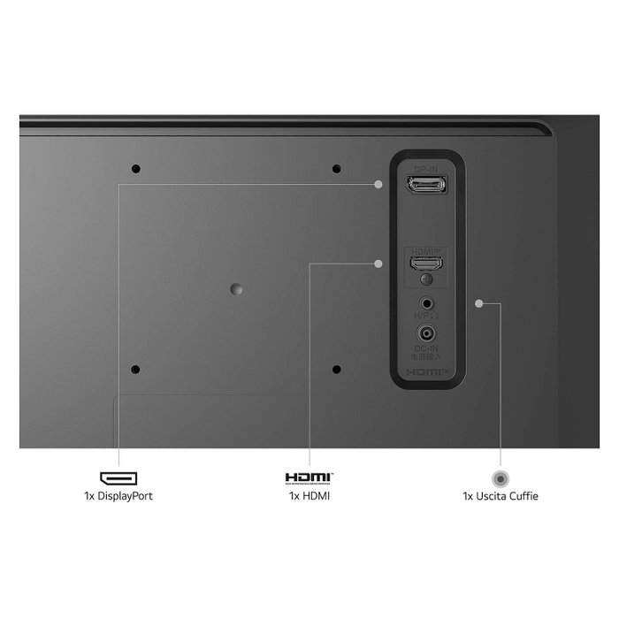 LG 29U511A-B Monitor 73,7 cm (29") WFHD IPS 21:9 100Hz HDR10 HDMI DisplayPort VESA Negro