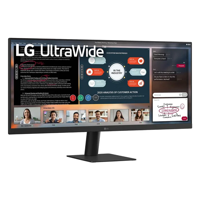 LG 29U511A-B Monitor UltraWide 29 pulgadas WFHD IPS 100Hz Negro