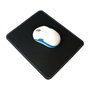 LogiLink Alfombrilla de Ratón ID0150, Cuero, Base Antideslizante, Negro, 220 x 180 x 3 mm