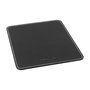 LogiLink Alfombrilla de Ratón ID0150, Cuero, Base Antideslizante, Negro, 220 x 180 x 3 mm