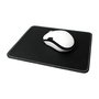 LogiLink Alfombrilla de Ratón ID0150, Cuero, Base Antideslizante, Negro, 220 x 180 x 3 mm