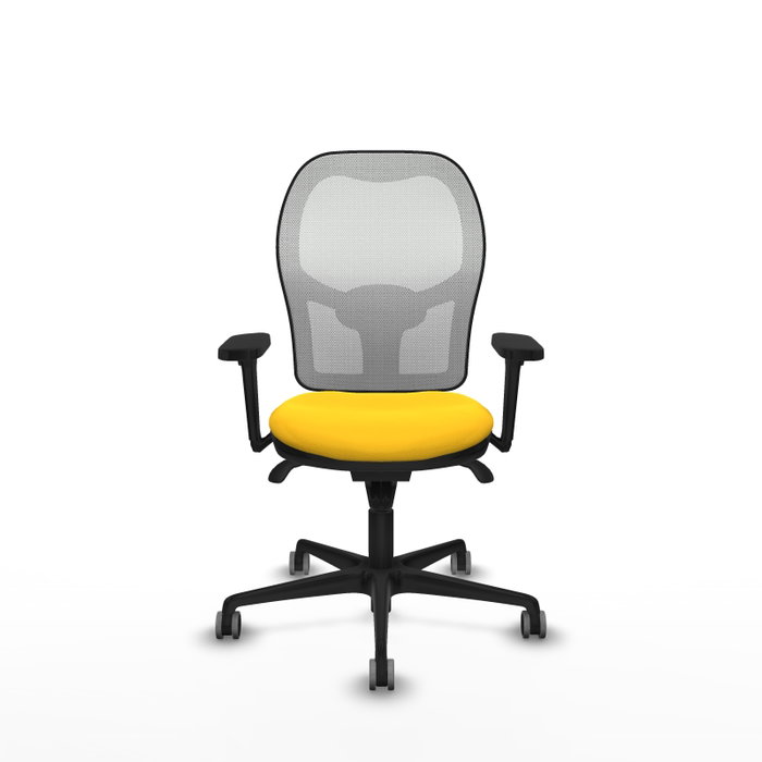 PIQUERAS Y CRESPO Silla de oficina Jorquera Amarillo/Blanco