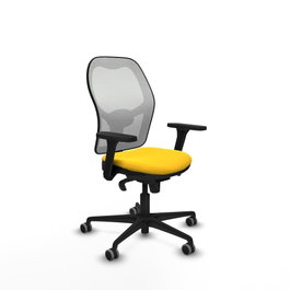 PIQUERAS Y CRESPO Silla de oficina Jorquera Amarillo/Blanco