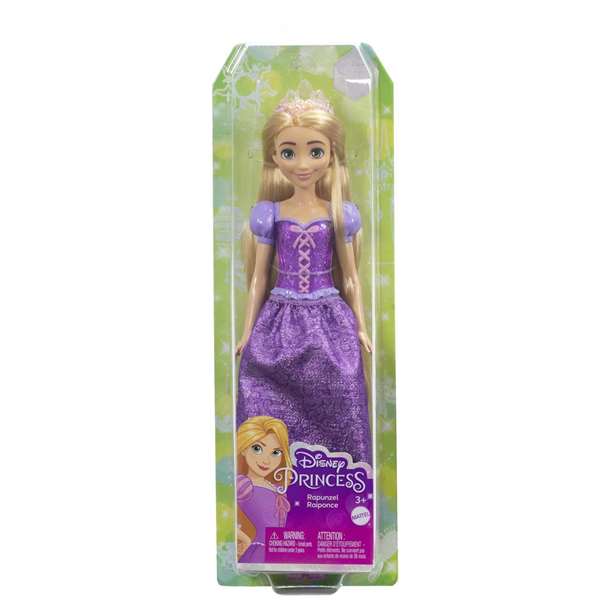 Mattel Muñeca Princesa Rapunzel Disney Articulada 29cm