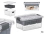 KIPIT Caja Organizadora Antracita 5 Huecos 3,2L