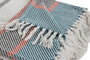 DKD Home Decor Plaid de Algodón con Rayas, Multicolor, 150x200x1 cm