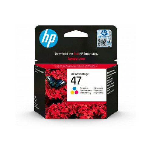 HP Cartucho de Tinta Original 47 Tri-color 6ZD61AE HP Cartucho de Tinta Original 47 Tri-color 6ZD61AE