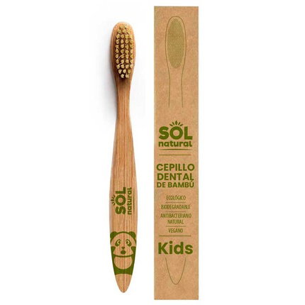 SOL NATURAL Cepillo de bambú infantil SOL NATURAL Cepillo de bambú infantil