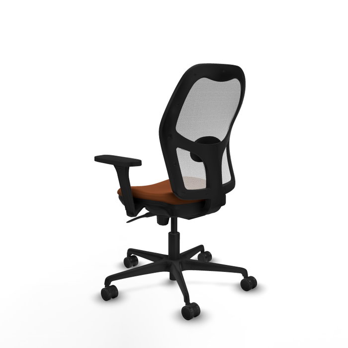 PIQUERAS Y CRESPO Silla de oficina Jorquera Marrón y Blanco PIQUERAS Y CRESPO Silla de oficina Jorquera Marrón y Blanco