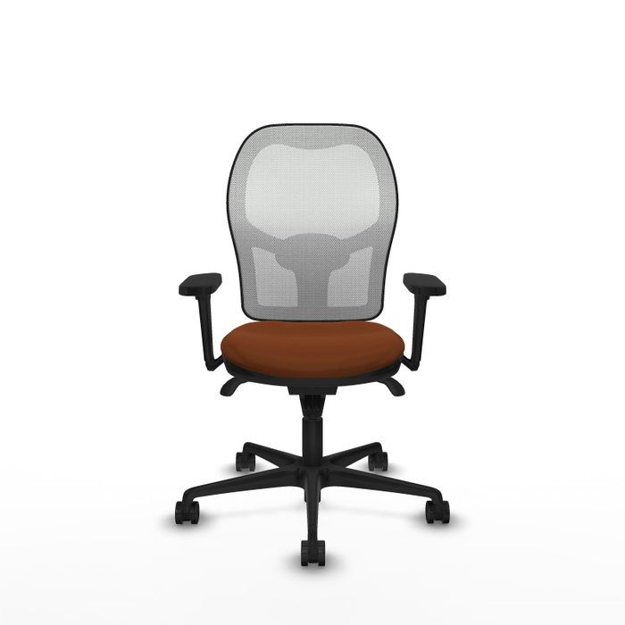 PIQUERAS Y CRESPO Silla de oficina Jorquera Marrón y Blanco PIQUERAS Y CRESPO Silla de oficina Jorquera Marrón y Blanco