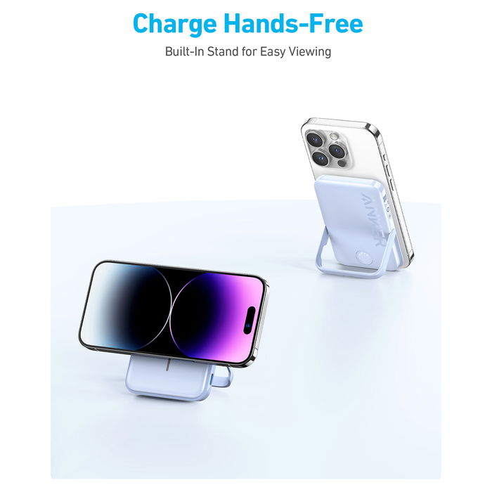 Anker 322 MagGo Power Bank Inalambrico Magnetico 5000mAh 12W Carga Rapida Negro con USB-C