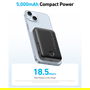 Anker 322 MagGo Power Bank Inalambrico Magnetico 5000mAh 12W Carga Rapida Negro con USB-C