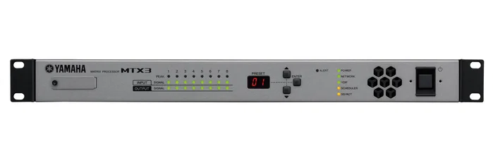 Yamaha MTX3 Procesador de matriz de 21 canales Gris