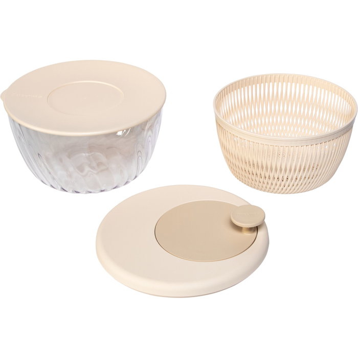 Guzzini Spin&Store Salatschleuder Dark Clay