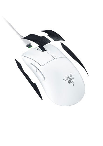 Razer DeathAdder V4 Pro Ratón Inalámbrico y USB Type-A Óptico 45000 DPI Mano Derecha Blanco RZ01-05330200-R3G1 Razer DeathAdder V4 Pro Ratón Inalámbrico y USB Type-A Óptico 45000 DPI Mano Derecha Blanco RZ01-05330200-R3G1