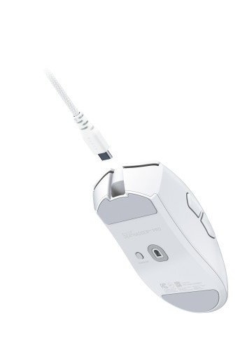 Razer DeathAdder V4 Pro Ratón Inalámbrico y USB Type-A Óptico 45000 DPI Mano Derecha Blanco RZ01-05330200-R3G1 Razer DeathAdder V4 Pro Ratón Inalámbrico y USB Type-A Óptico 45000 DPI Mano Derecha Blanco RZ01-05330200-R3G1