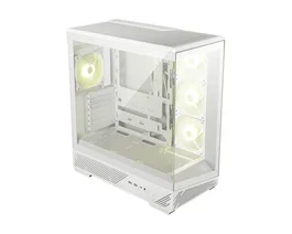 Caja msi mag pano 130r pz white,3x2.5"+2x2.5"/3.5”,3x120+1x120mm (argb),2xusb3.2+1usb3.2 type c+audio+micro,mid tower,blanca